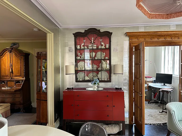 View from living area into the study