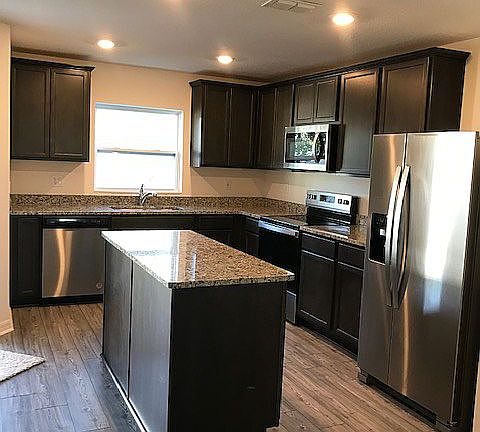 Granite counters and island