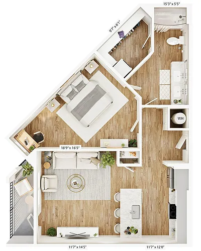 Floor plan A1