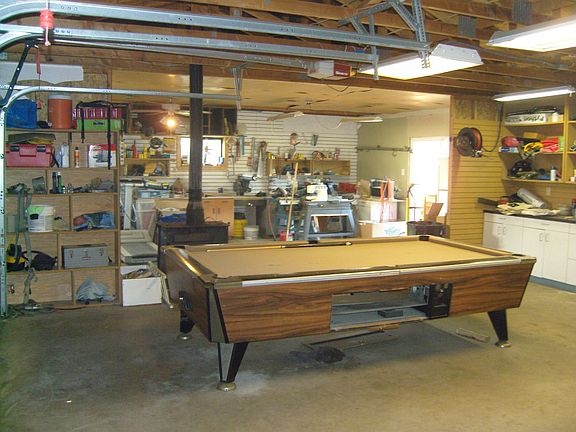 inside garage