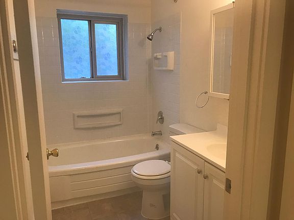 Bathroom with opaqued windows.