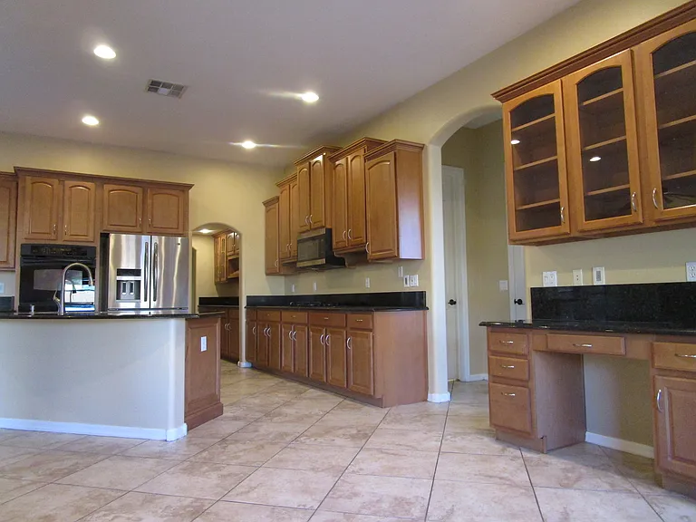 Built-in Desk in Dining Area
