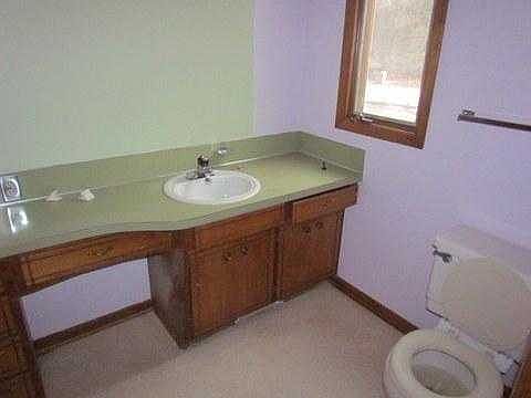 lower level bathroom