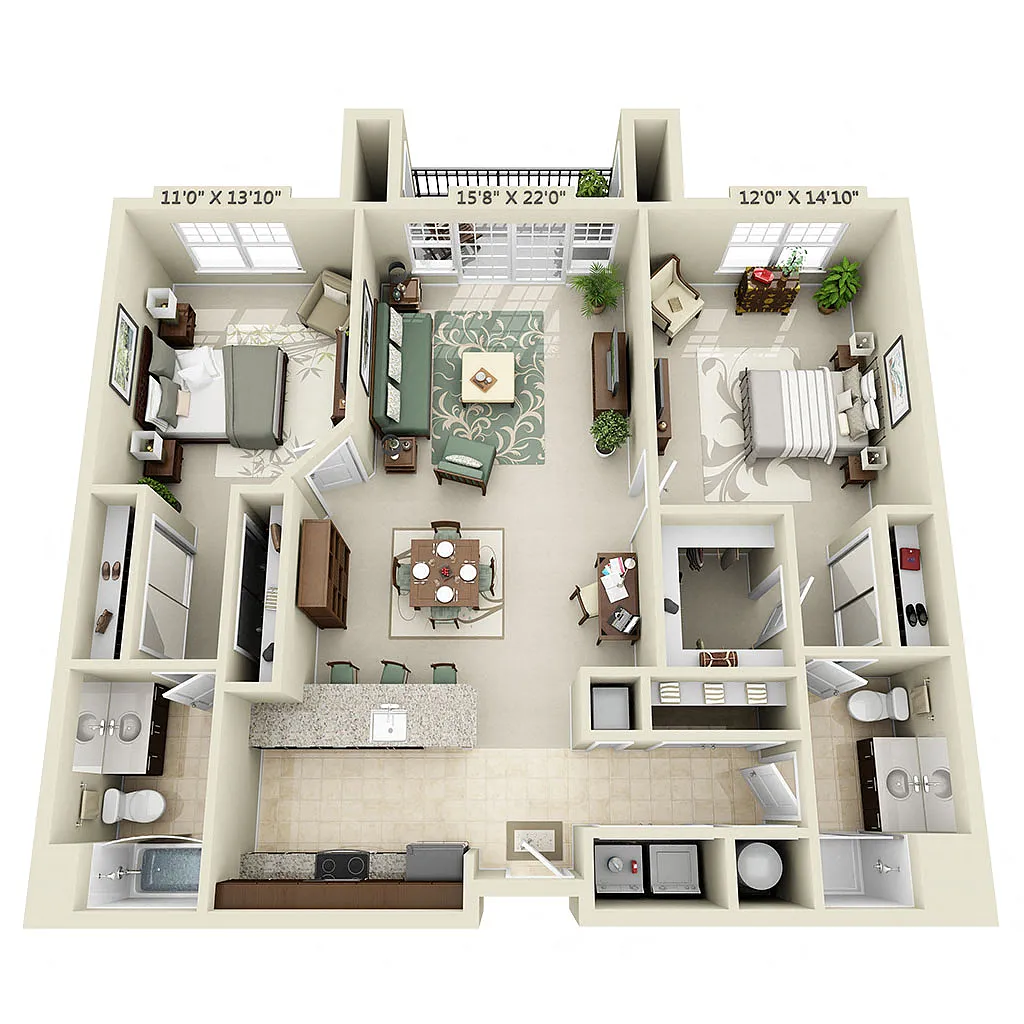 Floor plan B2H