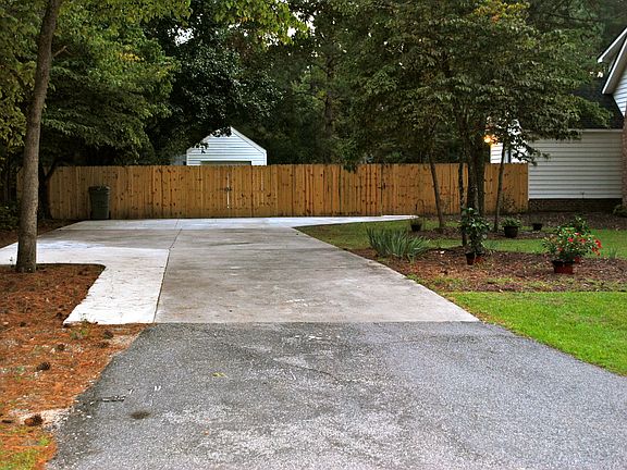New driveway extension