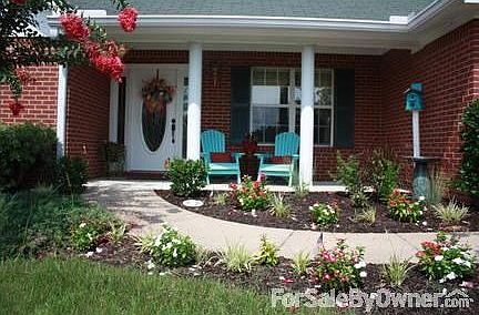 Walkway up to front door
