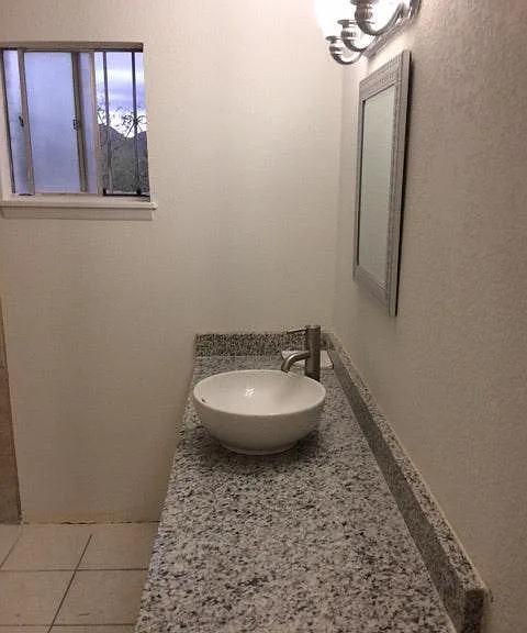 Sink bowel in rest room
