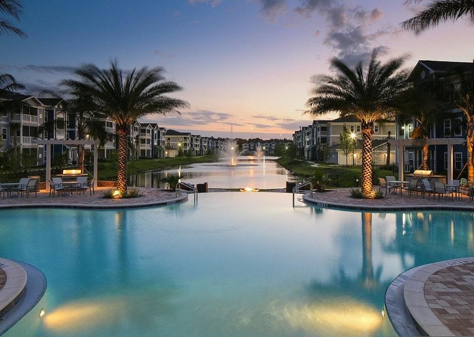 the residence's pool