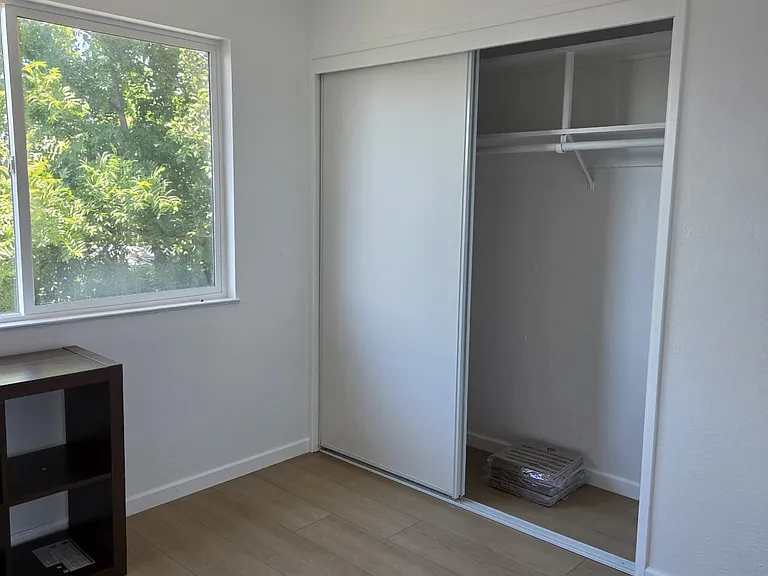 Large closet rear bedroom