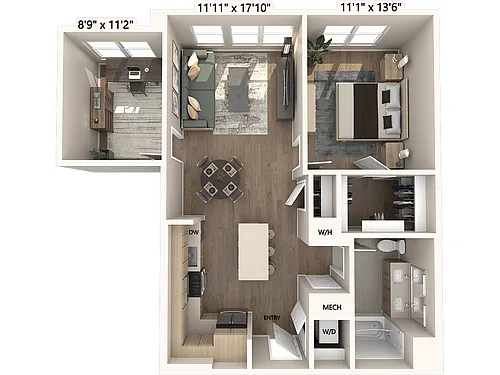 Floor plan A7m2-D-Base