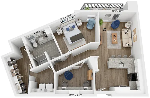 Floor plan A11D