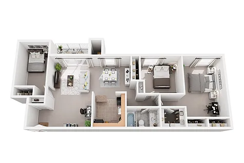 Floor plan 3 Bedroom