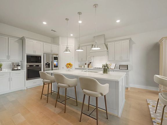 Plan 5019 kitchen - staged