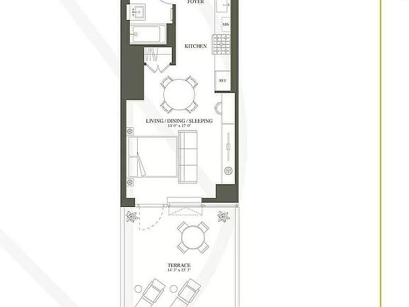 2nd image of 3 Court Sq #515