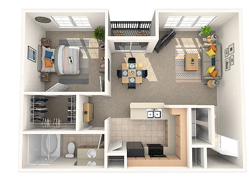 Floor plan Bluebonnet