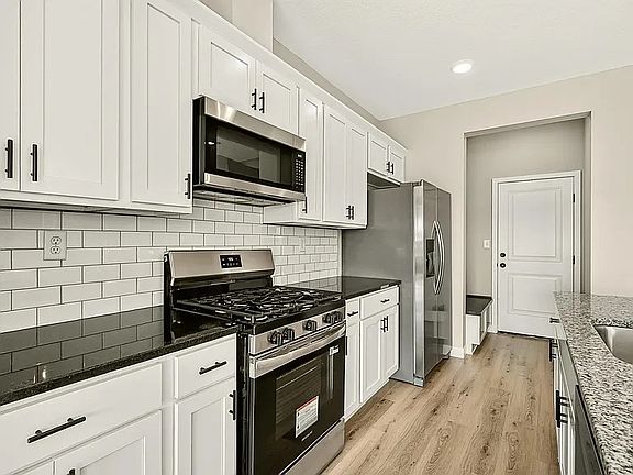 Kitchen appliances and cabinetry