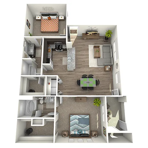 Floor plan B2