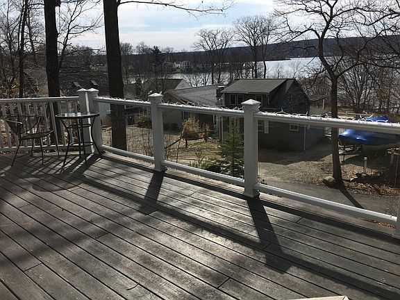 glass railing deck