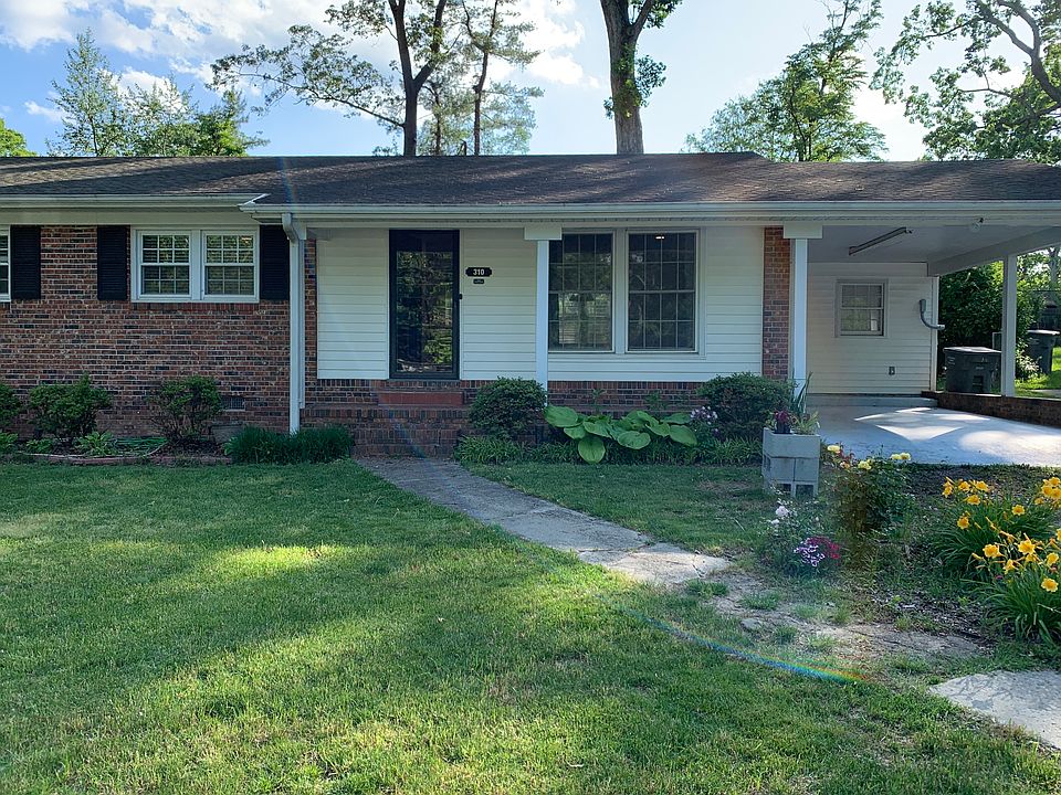 front entrance, carport
