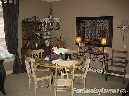 Dining room
						:
						built-in iron work