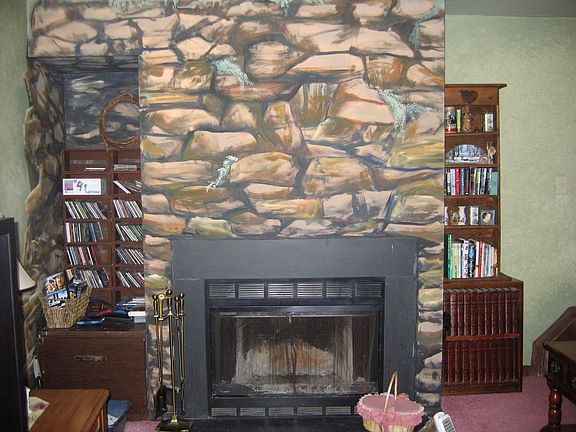 Wood Burning Fireplace