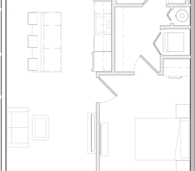 One bedroom, one bath 639 square foot apartment home One bedroom, one bath 639 square foot apartment home