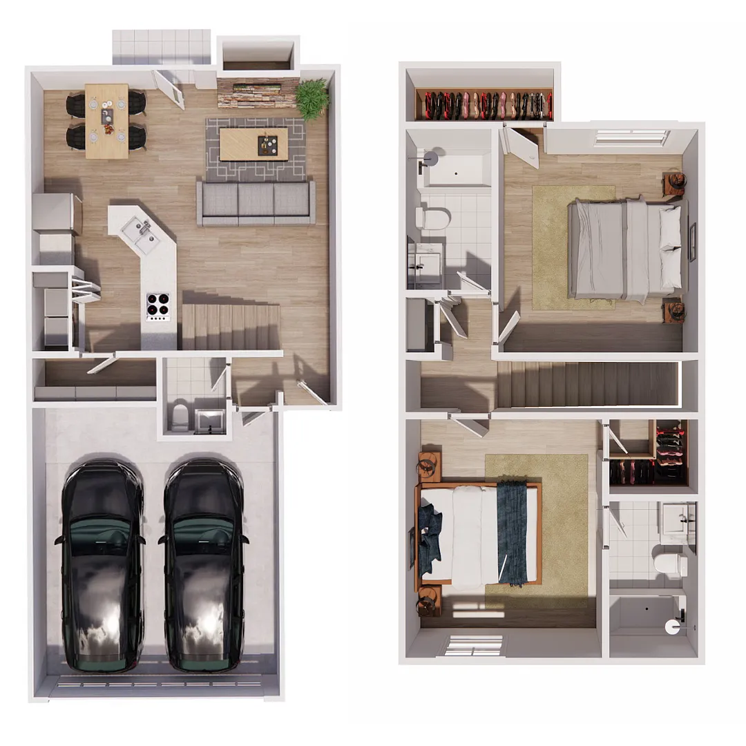 Floor plan REEP RENO 2 CAR GARAGE