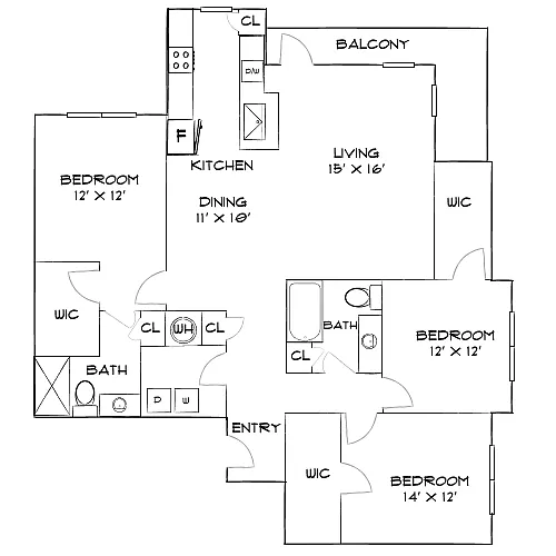 Floor plan Design 3B
