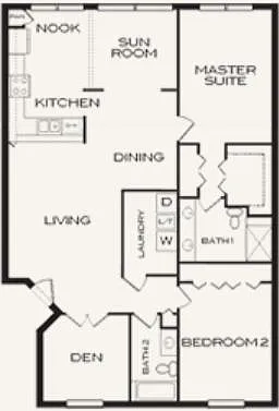 Floor plan Quail