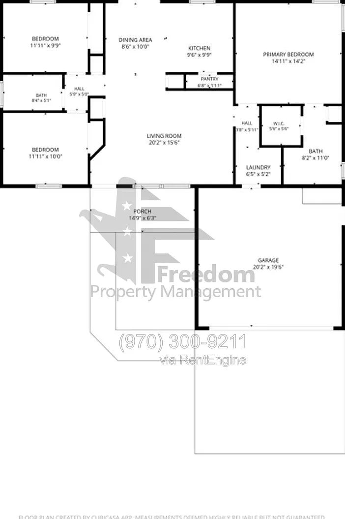 3 bed, 2.0 bath, 1248 sqft, $1,920 — Photo 2