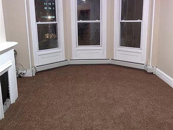 Large living room gets lots of sunlight