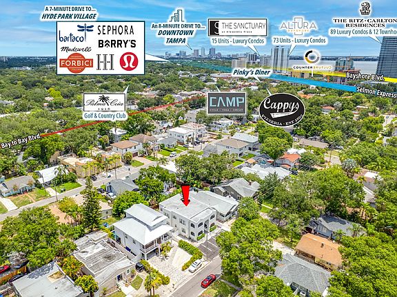 Aerial Map - Bayshore Blvd Points of Interest