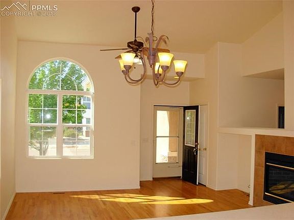 Enter to Great room with hardwood floors