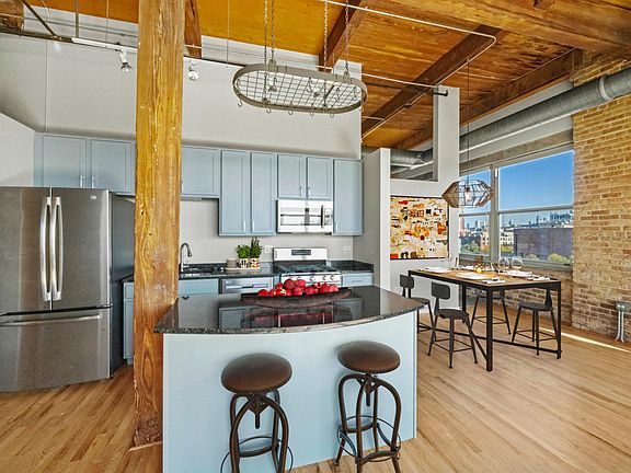 Kitchen and dining area