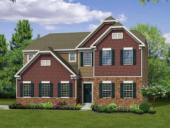 Elevation E Opt New England Fascade with Side Entry Garage