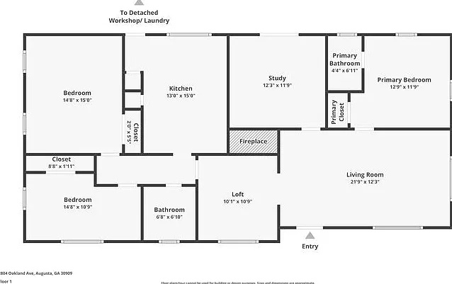 3 bed, 2.0 bath, 1447 sqft, $1,595 — Photo 3