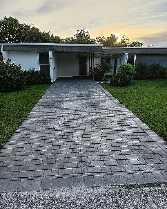 Pavers installed
