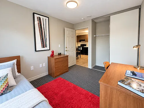 Floor plan Fully Furnished Private Bedroom in a 3 Bedroom, 1 