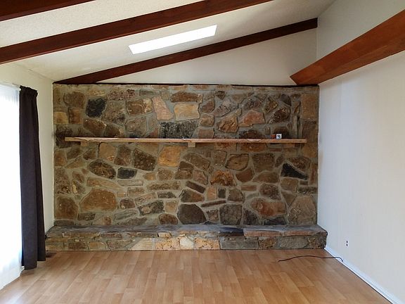 Large greatroom with real stone hearth
