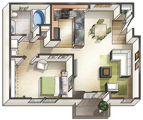 Floor plan Greene