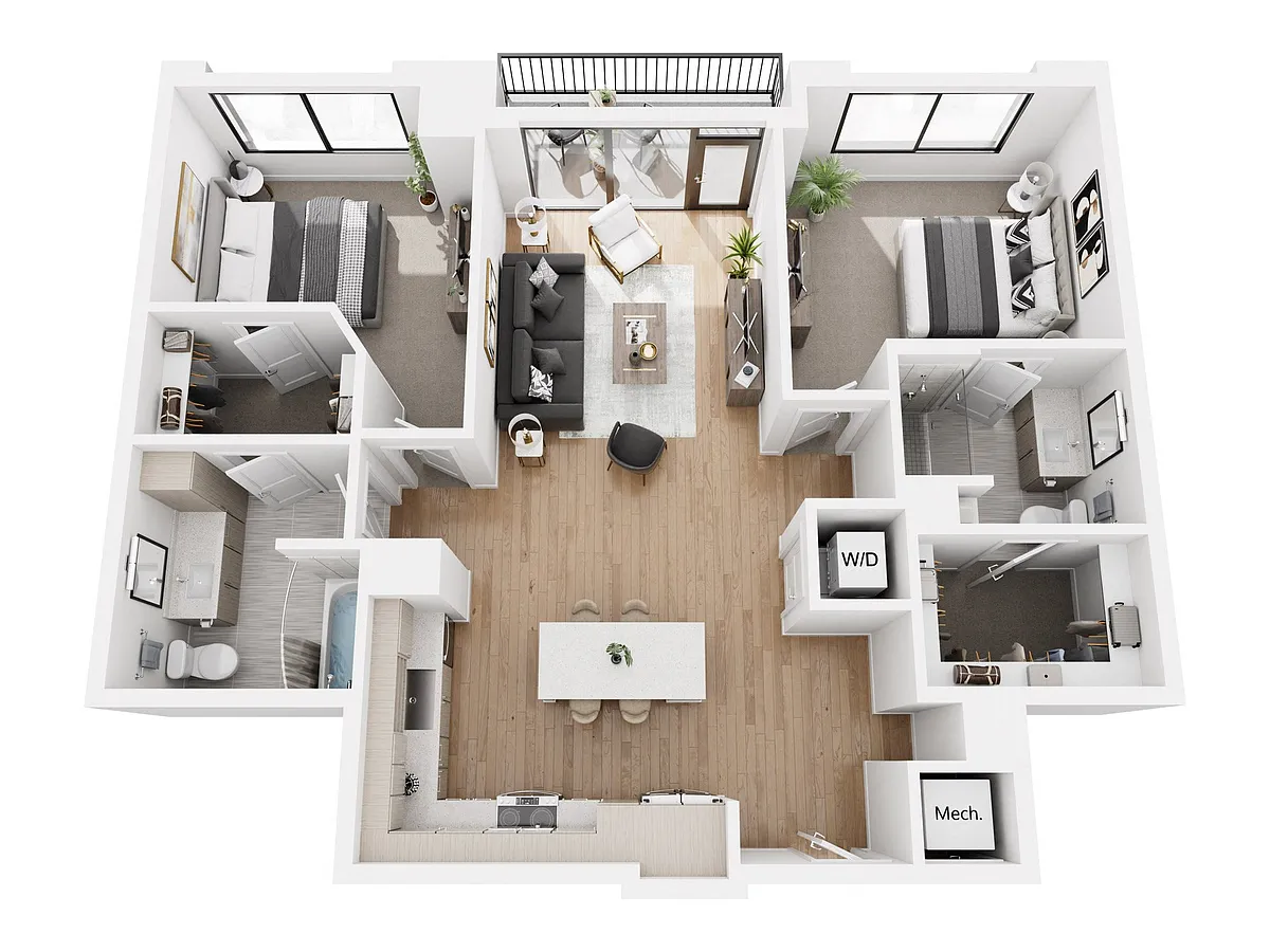 Floor plan 2BR-3