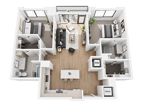 Floor plan 2BR-3