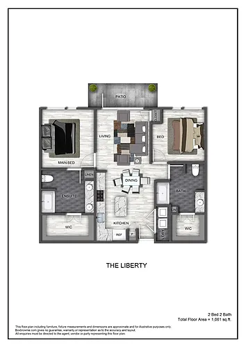 Floor plan The Liberty