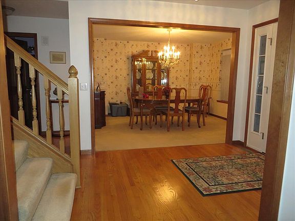 foyer looking into dining room