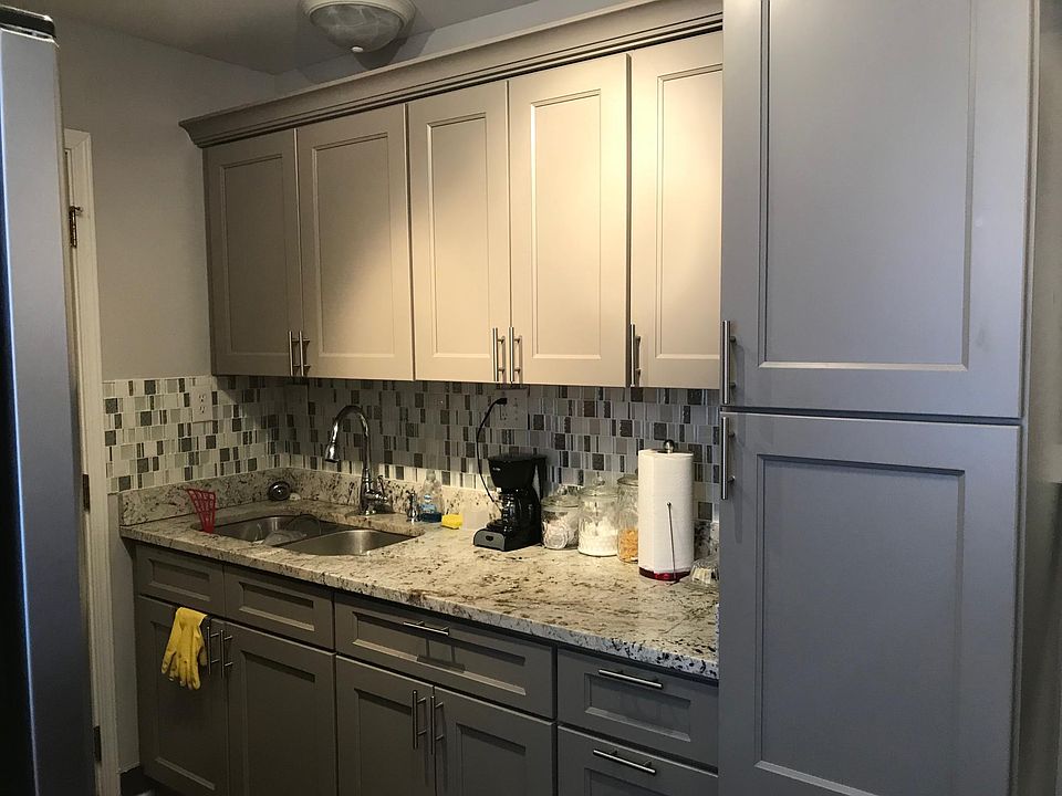 Granite countertops and cabinets with pantry