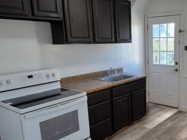 Kitchen stove and sink