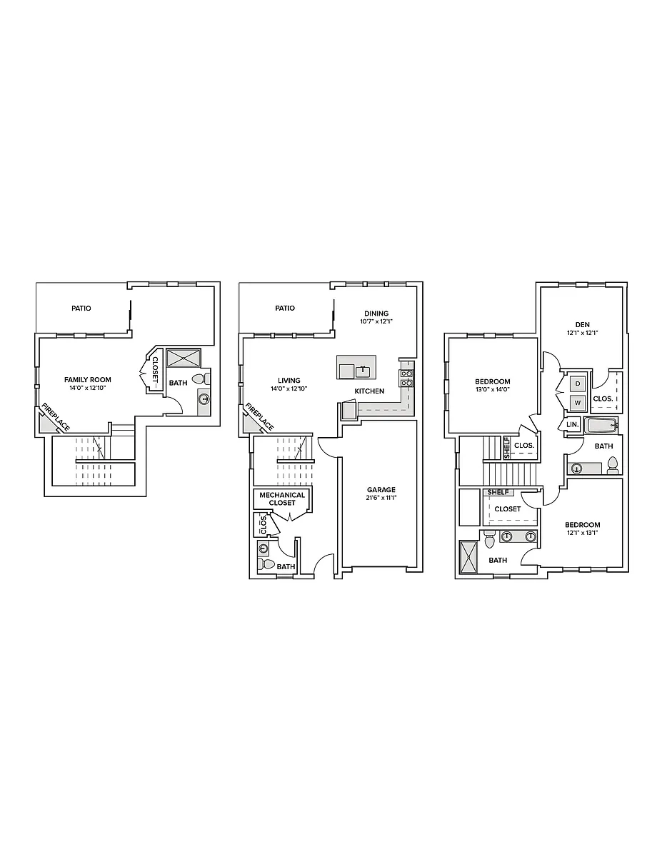 Floor plan TH6D