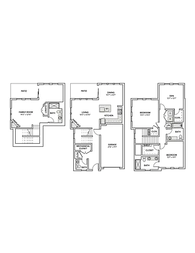 Floor plan TH6D
