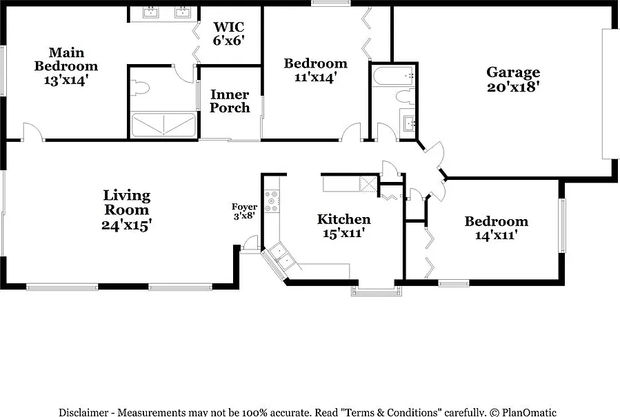 3 bed, 2.0 bath, 1483 sqft, $2,270 — Photo 2