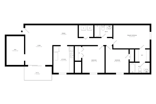 Floor plan Oak